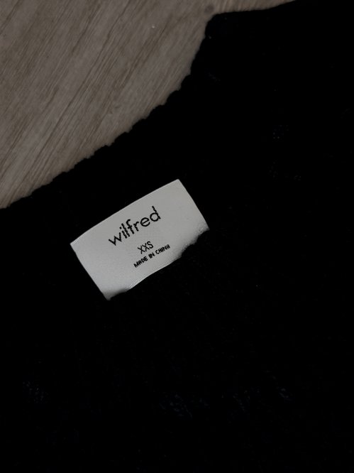 Wilfred cropped 니트 스웨터 (size XXS)