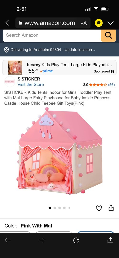 play tent for girls
