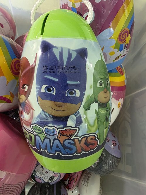 PJ Masks 캐릭터 계란형 저금통