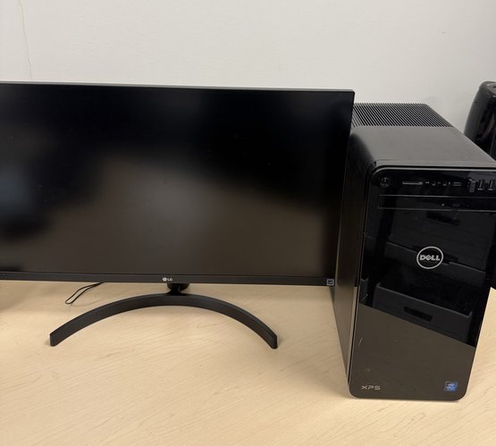 Dell XPS 데스크탑 + LG 27"모니터 세트
