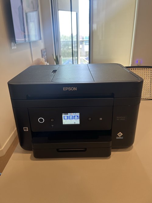 Epson WorkForce WF-2860 복합기 프린터기 검정