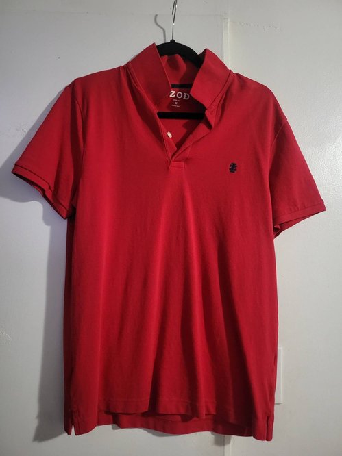 IZOD 레드 폴로셔츠 사이즈M