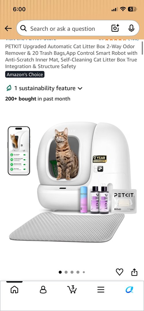 Petkit puramax 2 cat litter box 고양이 자동화장실
