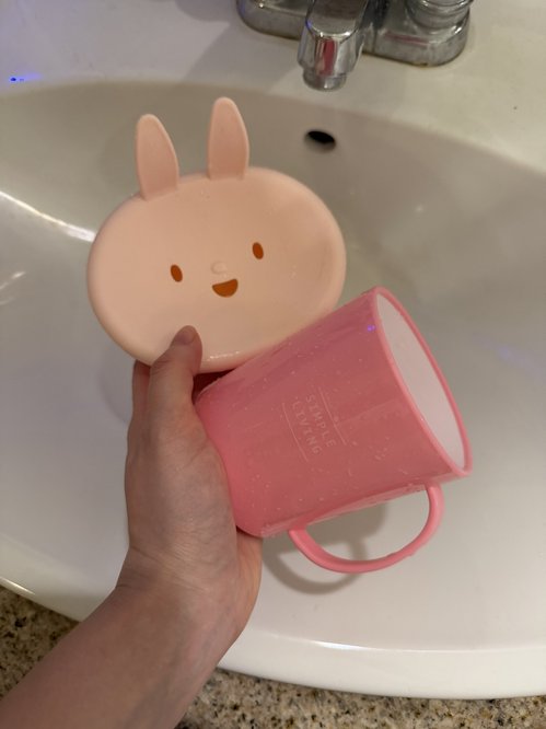 비누받침대, 양치컵