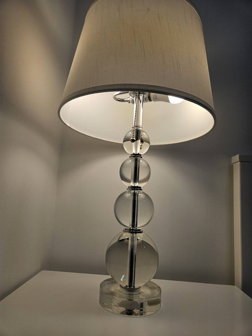 Lamp plus 크리스탈 볼 테이블 스탠드 조명