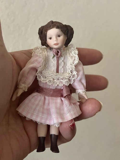 폴스랜 돌하우스 인형 여자 아이 빈티지 dollhouse doll