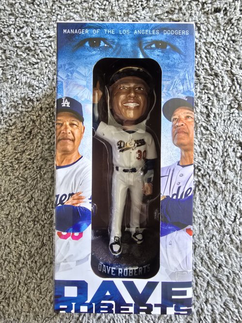 LA다저스 로버츠 감독 bobblehead(새상품)