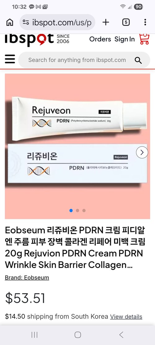 PDRN 리쥬비온 재생크림