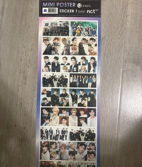 NCT127 mini poster 12 set
