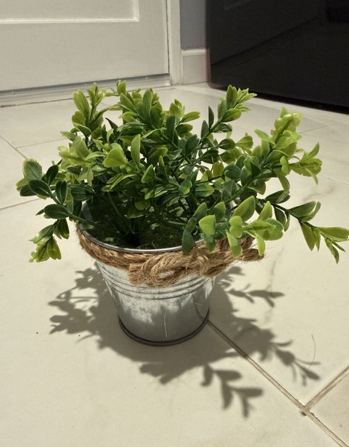Artificial Plant in Tin Planter