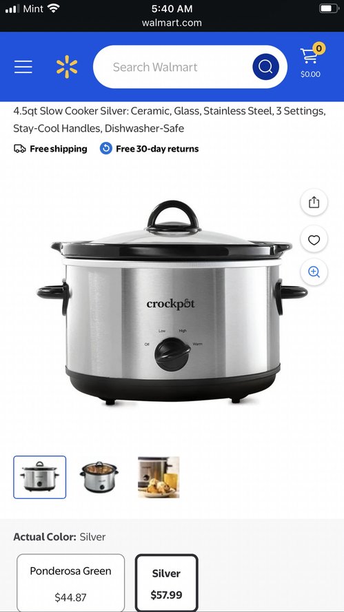 4.5Q New 슬로우 쿠커(Crockpot)와 New 국그릇 세트