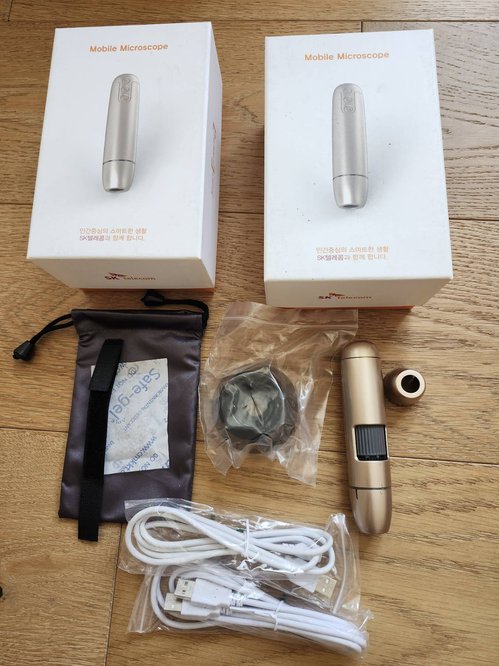 모바일 현미경 (Mobile Microscope) 2개 세트