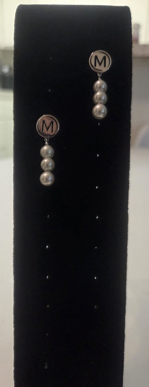 진주 M 귀걸이
