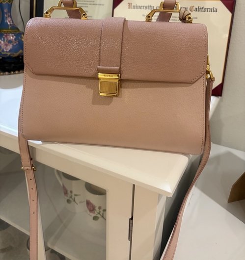 Miu Miu 진품가방 안팎 전체가죽 핸드백