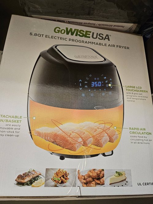 GoWISE USA 5.8QT 에어프라이어 터치스크린
