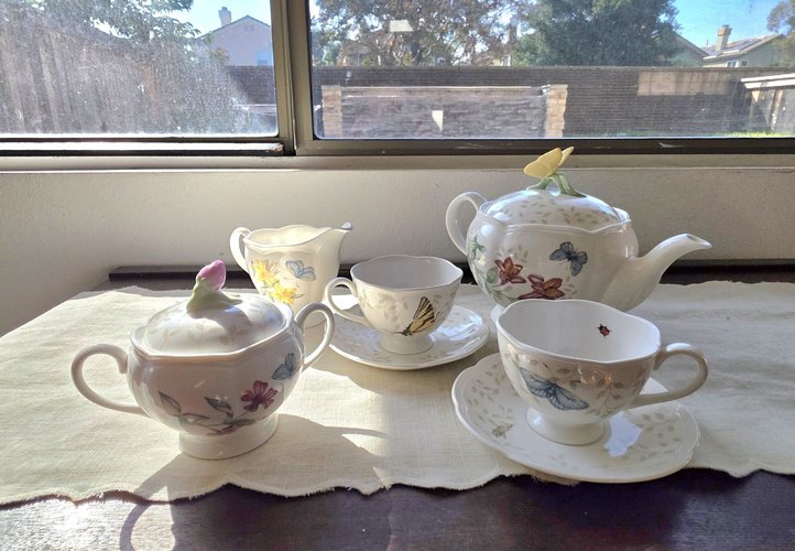 Butterfly Meadow 9- pieces Tea Set Service for Two