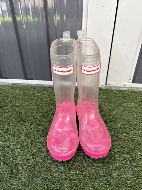아메리칸걸 레인부츠(10/11)American Girl Peek-a-BooWellies Rain Boots for Girls Size 10/11- New
