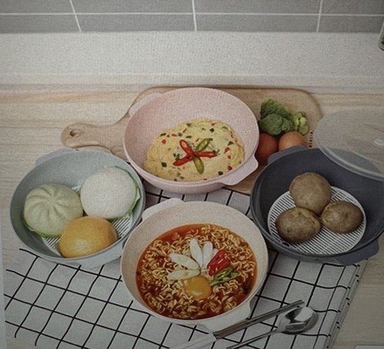 쿡스 전자렌지용 찜기