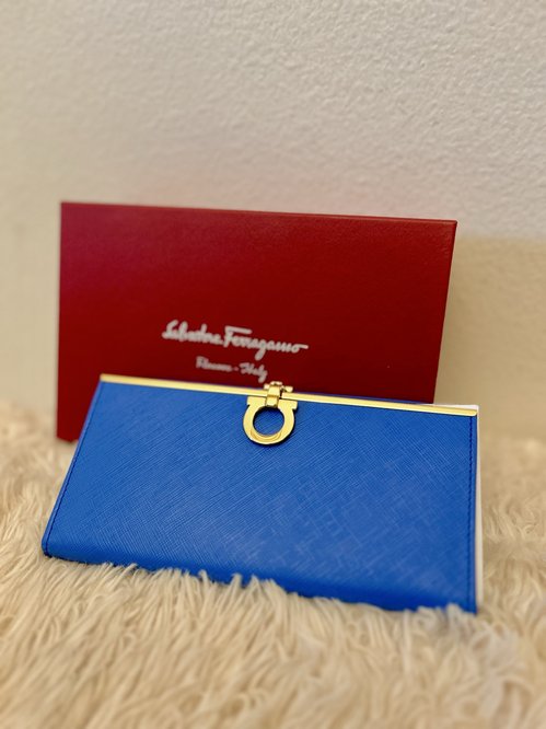 Ferragamo 블루 지갑