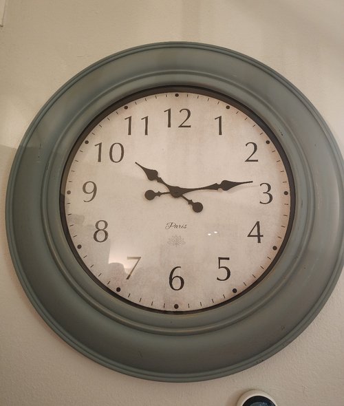 Paris 디자인 벽시계 그레이 30"