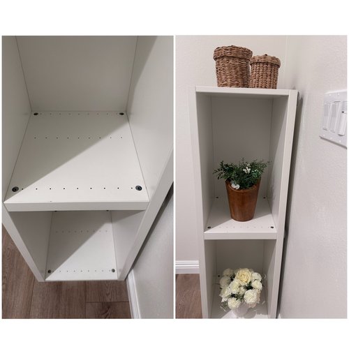 흰색장 white display cabinet