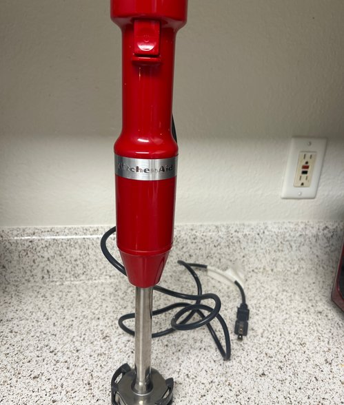 KitchenAid 핸드블렌더 빨강색