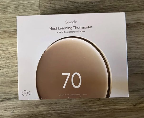Google Nest Learning Thermostat 4세대 + 센서