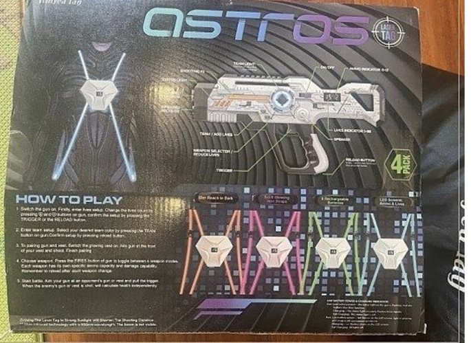 CISTROS TAC 레이저 태그 게임 장난감