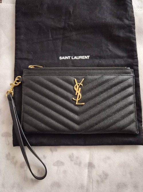 (정품) YSL 클러치 Wristlet pouch
