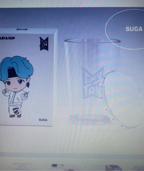 BTS Suga Lid&Cup