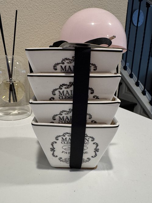 Maison 사각형 그릇 gift sets 4개