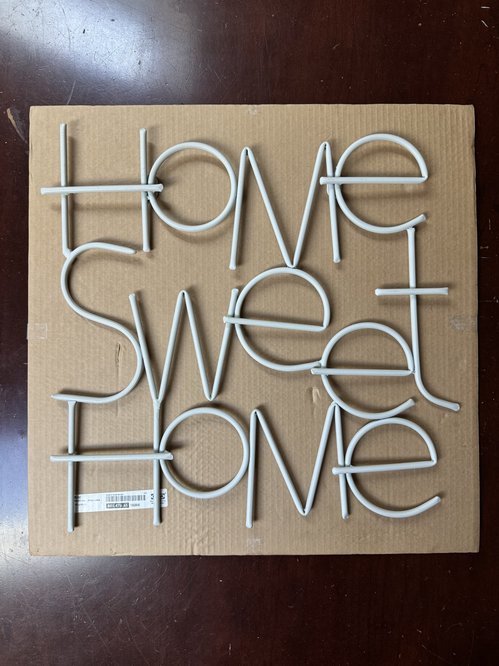 Wall Decor Home Sweet Home 인테리어 소품