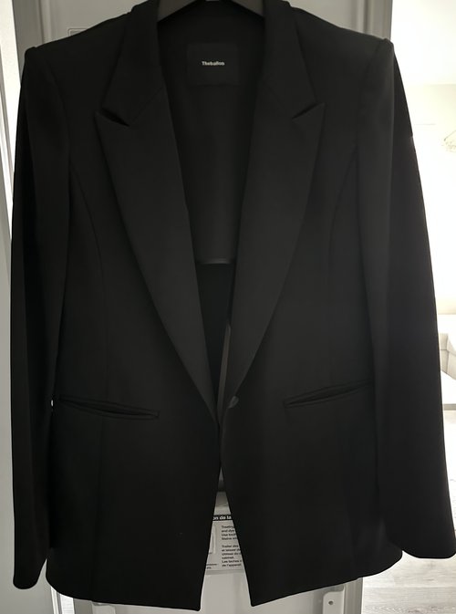 블랙 블레이저 자켓