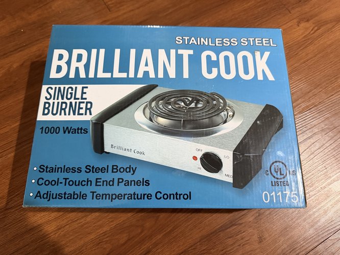 Brilliant Cook 단일버너 전기레인지 1000W