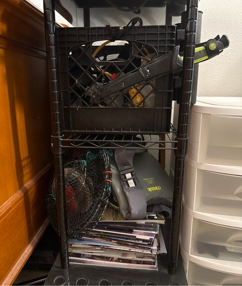 Fishing poles organization