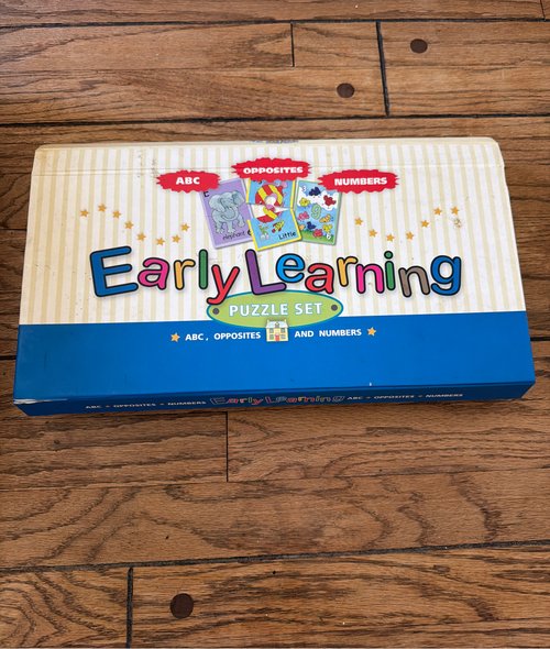 Early Learning 퍼즐 세트 ABC 숫자 반대말