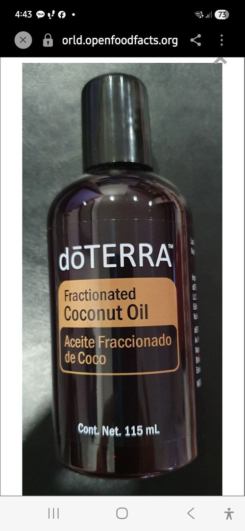 doTERRA 프actionated    천연코코넛 오일