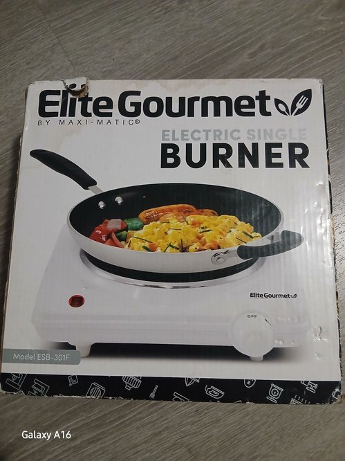 Elite Gourmet 전기 싱글버너 ESB-301F