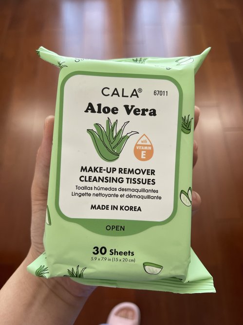 CALA 알로에베라 메이크업 리무버 클렌징 티슈 30매