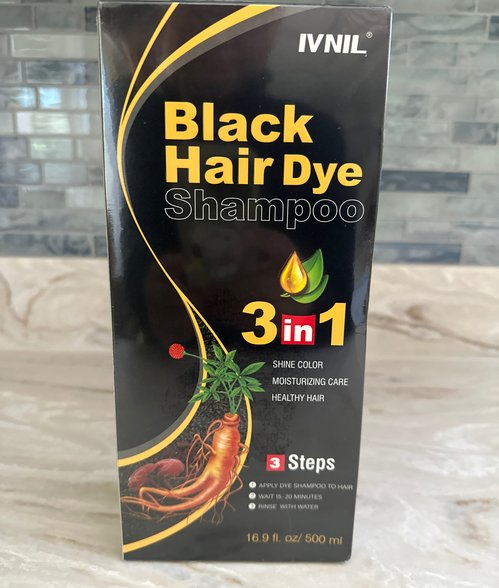 Ivnil Black hair dye 염색샴푸