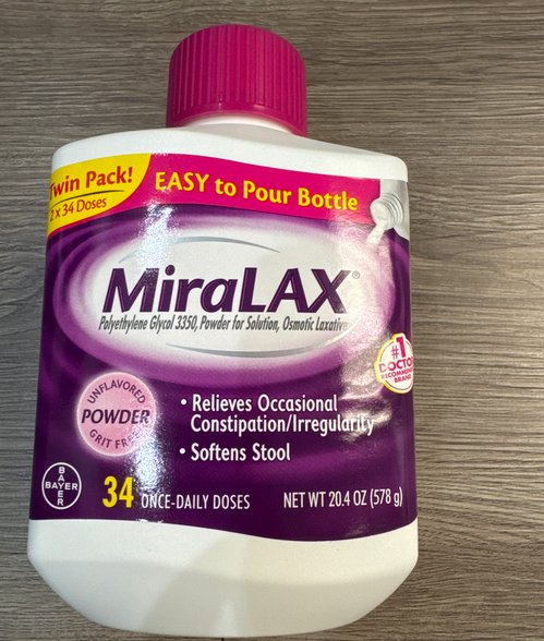MiraLax stool softener