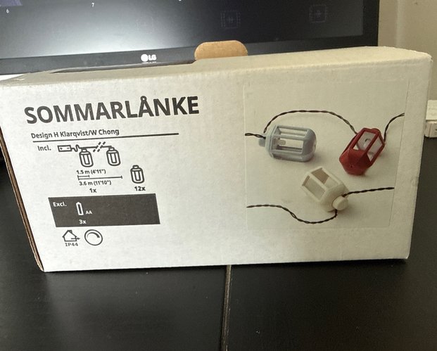 IKEA 소마를랑케 LED 스트링라이트