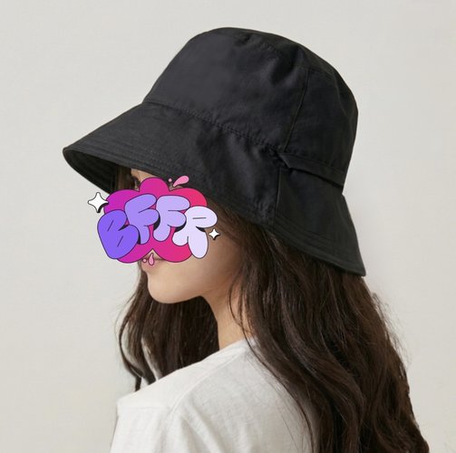 새상품 바스락 재질 방수 버킷햇