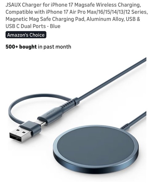 아이폰 맥세이프(MagSafe) 자석 무선 충전기