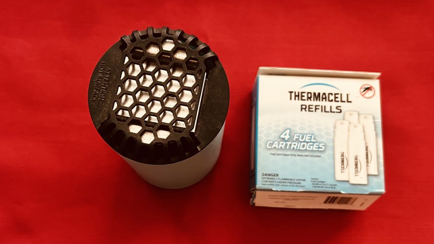 써마셀(Thermacell) 모기 퇴치기 본체 + 연료 카트리지 3개 (매트 제외)