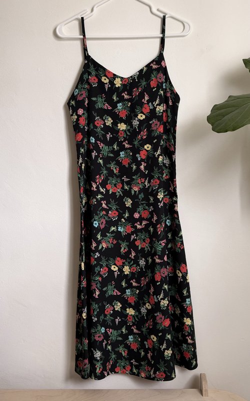 한국옷 Floral slip dress