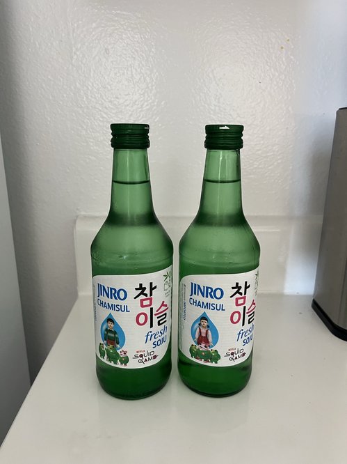 진로 참이슬 360ml 병 2개