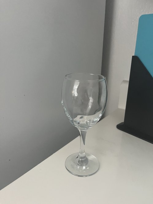 투명 와인잔 1