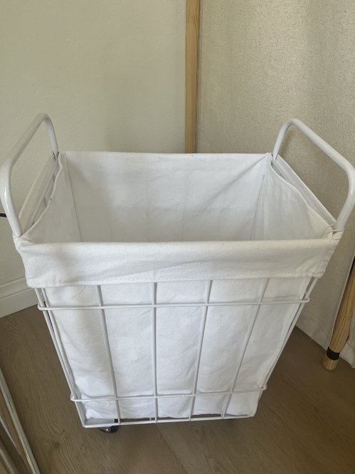 Metal Home Hamper 세탁 바구니 화이트