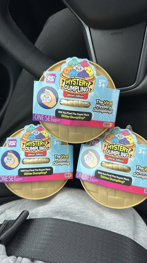 Crazy Fun Mystery Dumpling 글리터 에디션 3개